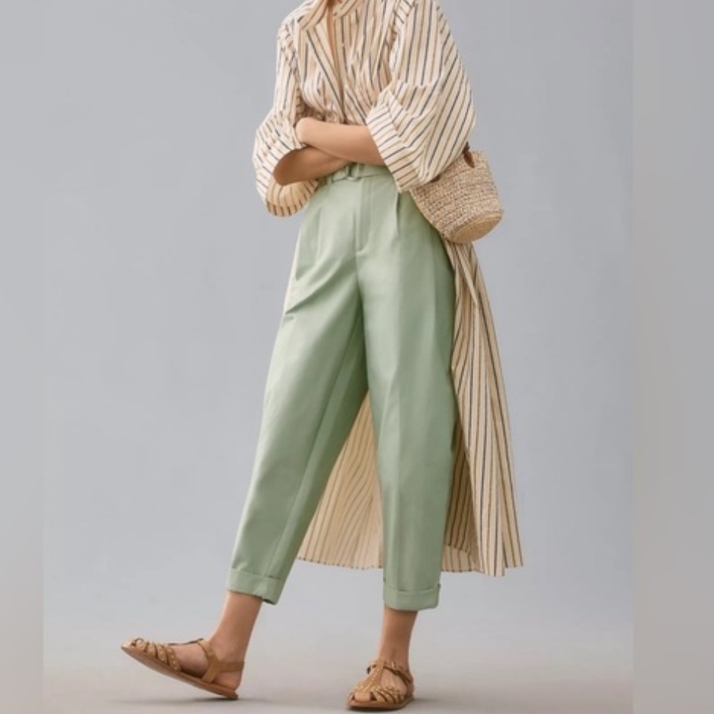 Anthropologie Maeve Tapered Pants 8